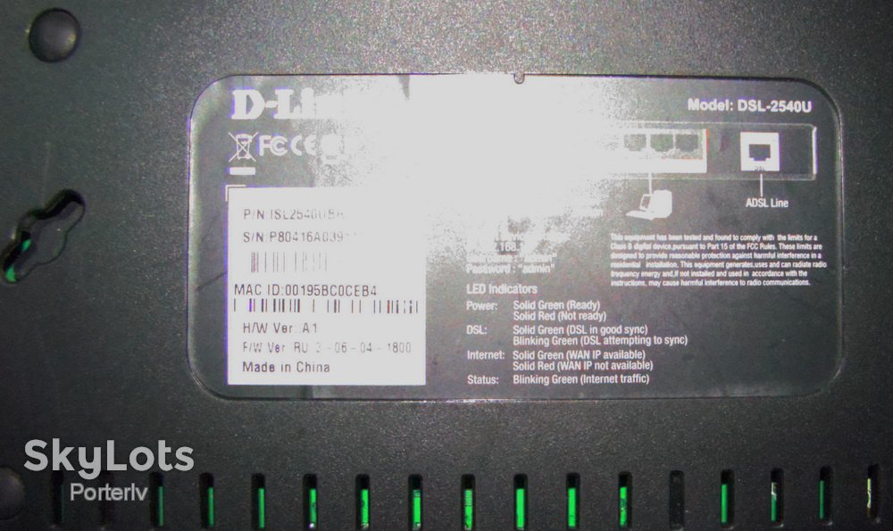 АДСЛ модем ADSL D-Link DSL-2540U - фото фото фото 1