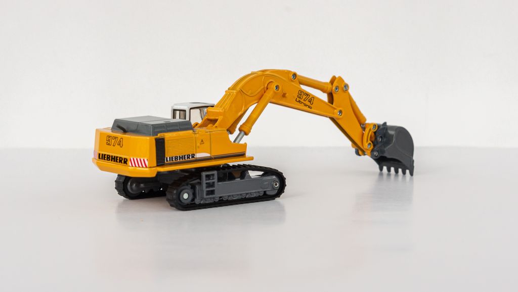 1:87 Liebherr 974 Litronic Excavator, Siku #1874 Germany - фото фото фото 4