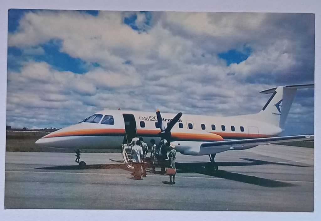 Открытка Самолет Embraer EMB-120 Brasilia - фото фото фото 0