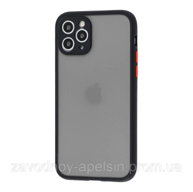 IPhone 11 Чехол матовый Защита камеры (TPU+PC) - фото фото фото 0