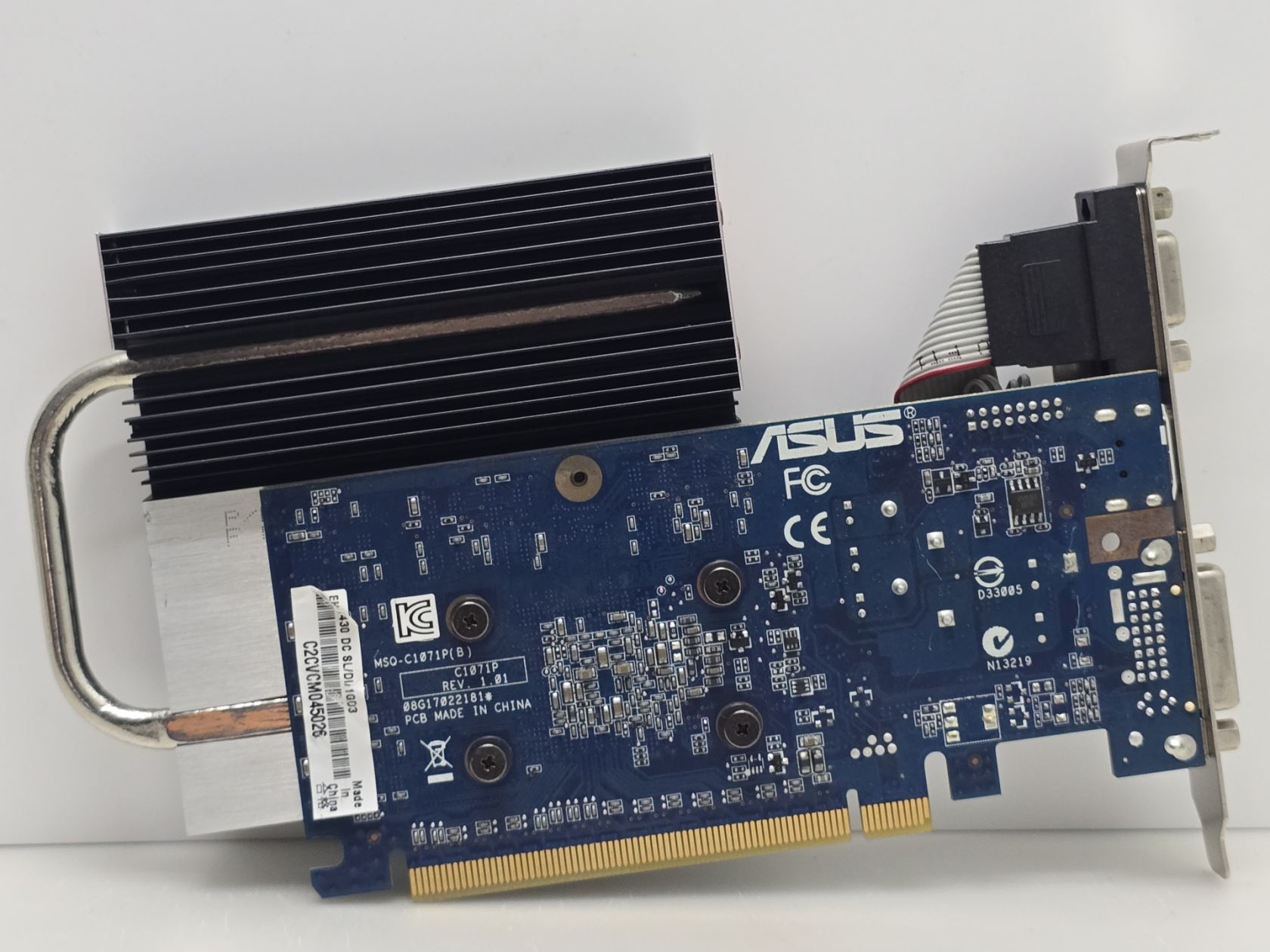 Відеокарта ASUS GeForce GT 430 1GB  (GDDR3,128 Bit,HDMI,PCI-Ex,Б/у) - фото фото фото 2