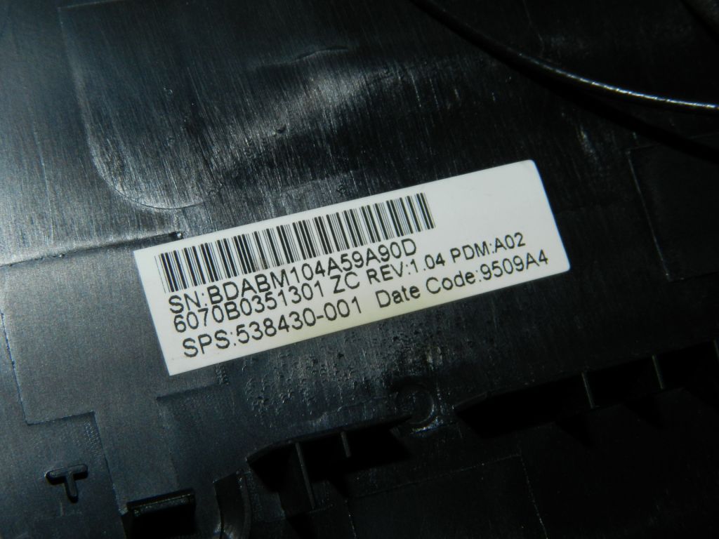 Кришка Матриці HP Compaq 615  (Compaq 610) (6070B0351301) (538430-001) - фото фото фото 10