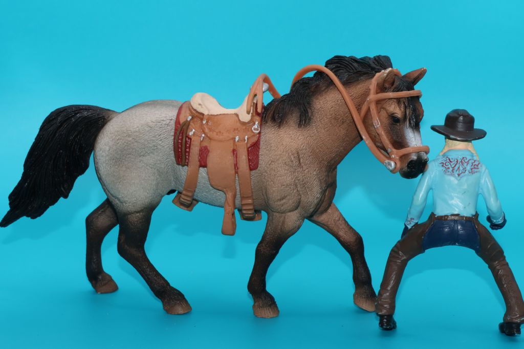 наїзниця вершниця на коні SCHLEICH 90-100мм ФРН ФРГ - фото фото фото 3