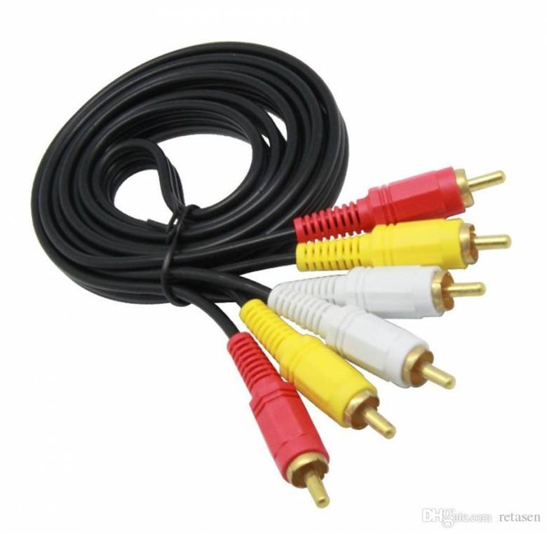 Кабель 3RCA-3RCA Шнур Аудіо-Відео 3R-3R тюльпани, дзвіночки - фото фото фото 1