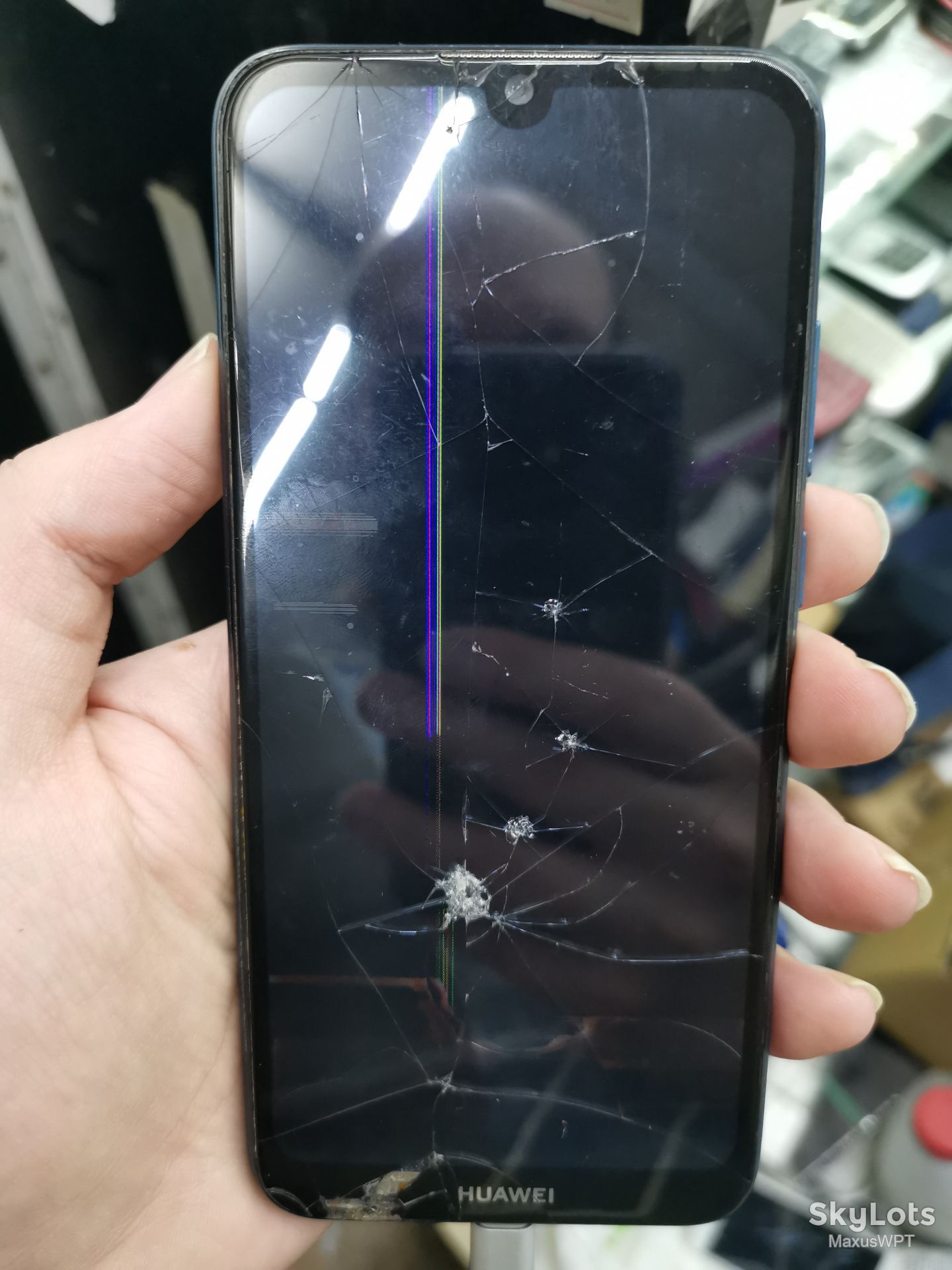 #313 Sklad Huawei Y6 2019 mrd lx1 blue - фото фото фото 0