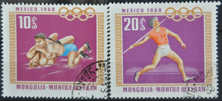 Монголия Спорт 1968 - фото фото фото 0