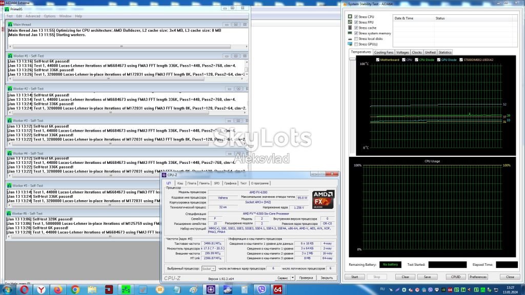 AMD FX-6300 3.5GHz/5200MHz/8MB Socket AM3+ 6 ядер 95вт Читать описание!!!!! - фото фото фото 1