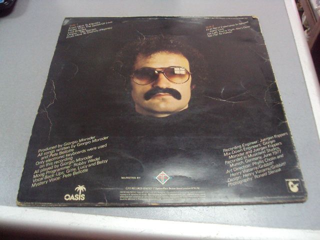 пластинка Giorgio Moroder Джорджо Мородер 1977 №4103 - фото фото фото 2