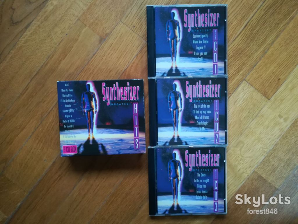 Synthesizer-Greatest hits-France-3 части-состояние: 5 - фото фото фото 1