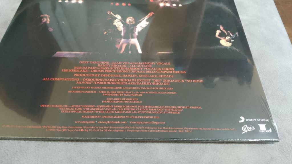 ozzy osbourne - blizzard of ozz. запечатанный европейский винил - фото фото фото 2
