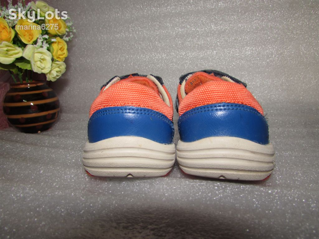 КОЖАНЫЕ КРОССОВКИ МИГАЛКИ ~Clarks PILOT~р 25,5 - фото фото фото 6