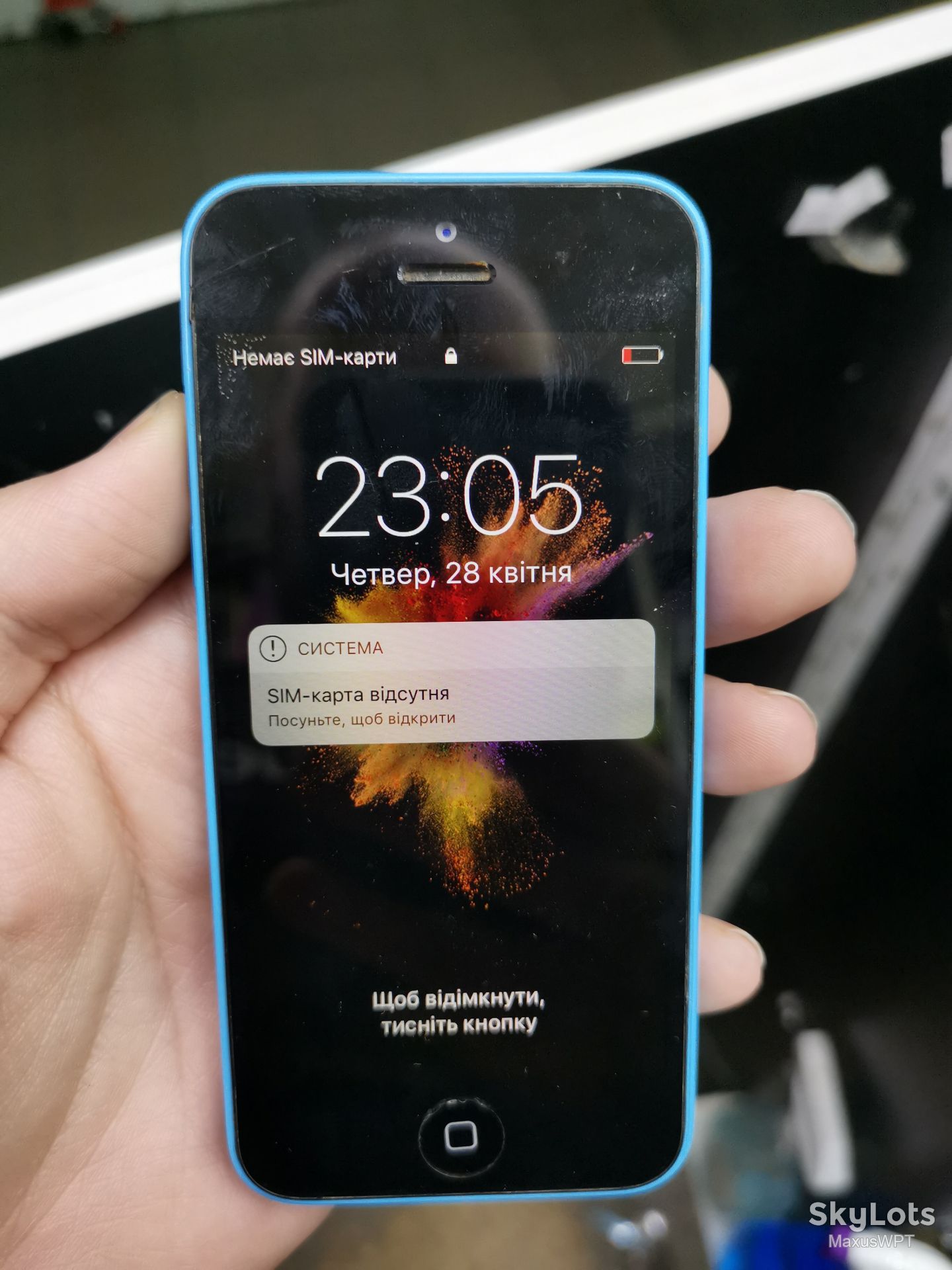 #1471 Sklad iphone 5c blue pass - фото фото фото 0