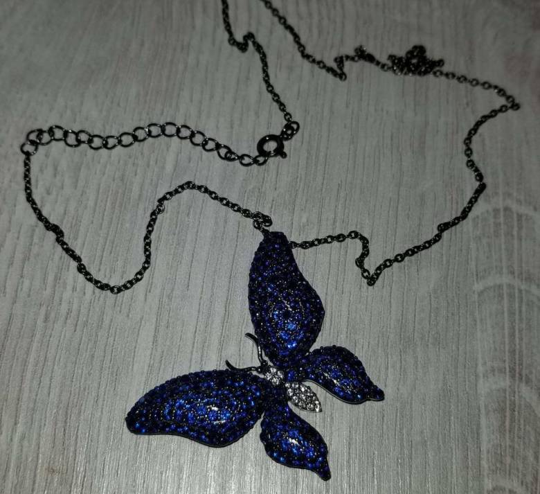 Серебряный кулон Бабочка - фото фото фото 2