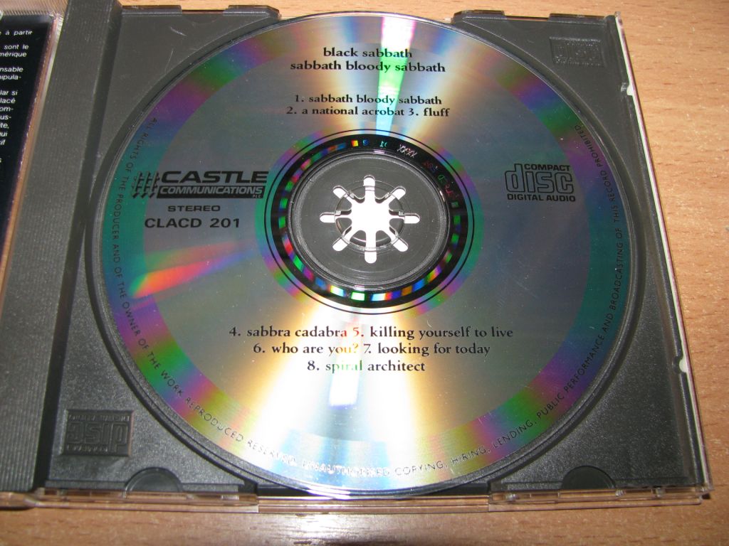 BLACK SABBATH - Sabbath Bloody Sabbath   (1986 Castle) OZZY - фото фото фото 2