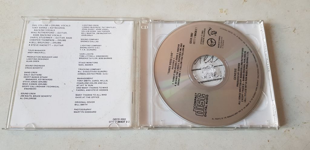 Genesis Three Sides Live 2CD фірмовий - фото фото фото 2