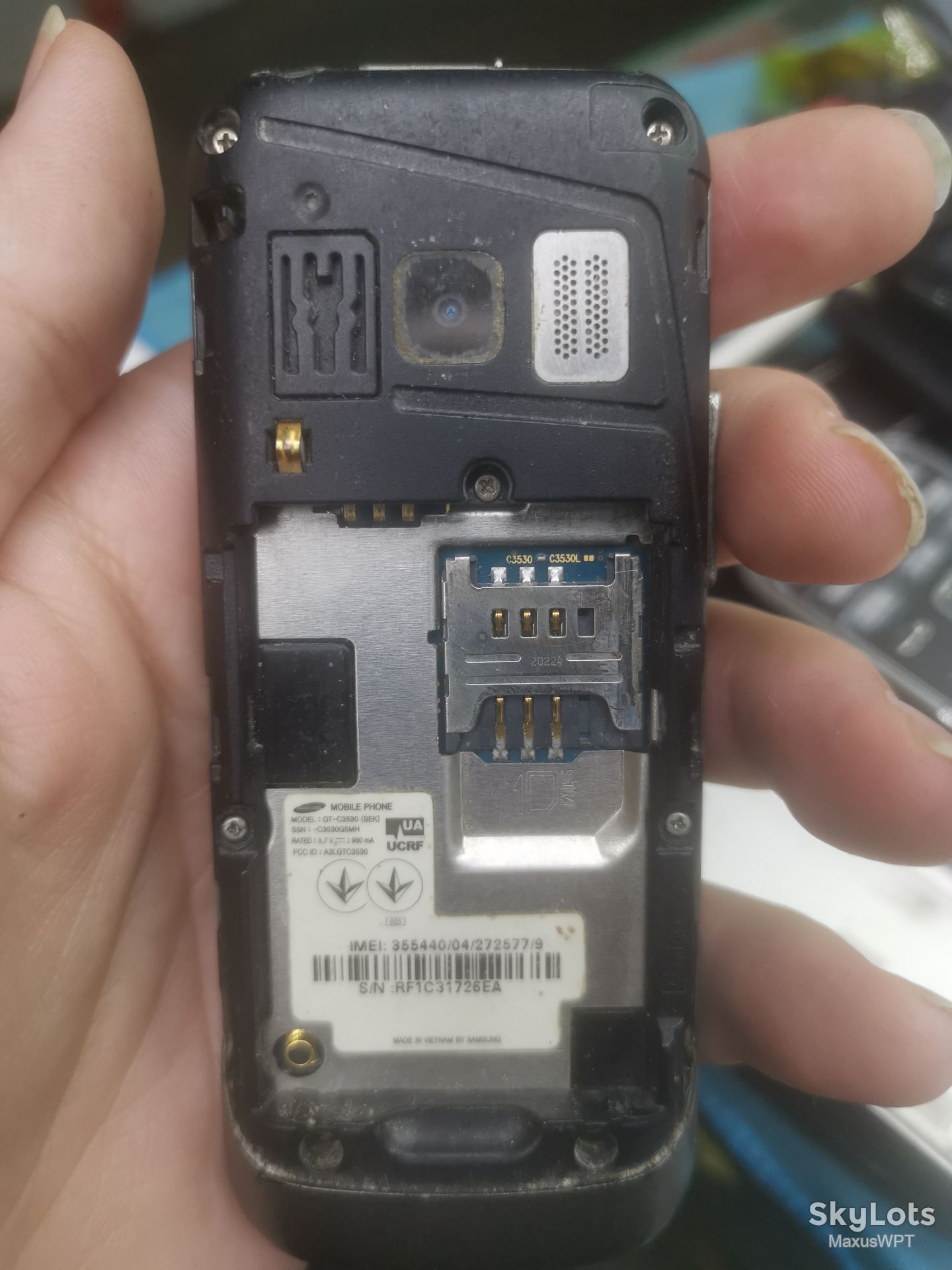 #1007 Sklad samsung c3530 3530 silver 1 - фото фото фото 2