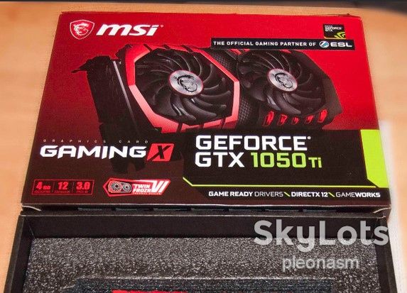 коробка -   відеокарти MSI  1050Ti  4Gb  - ТОРГ - фото фото фото 0