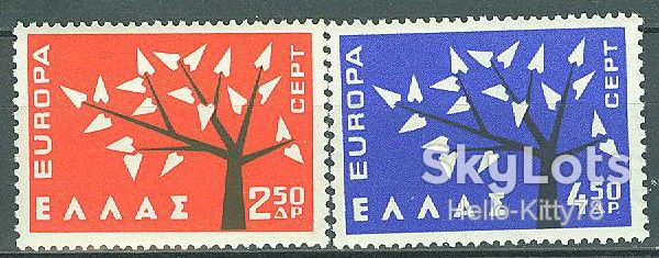 Греция 1962 Европа СЕРТ Mi 796-797 MNH - фото фото фото 0