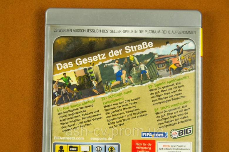 Диск Playstation 3 - FIFA Street 3 - фото фото фото 3