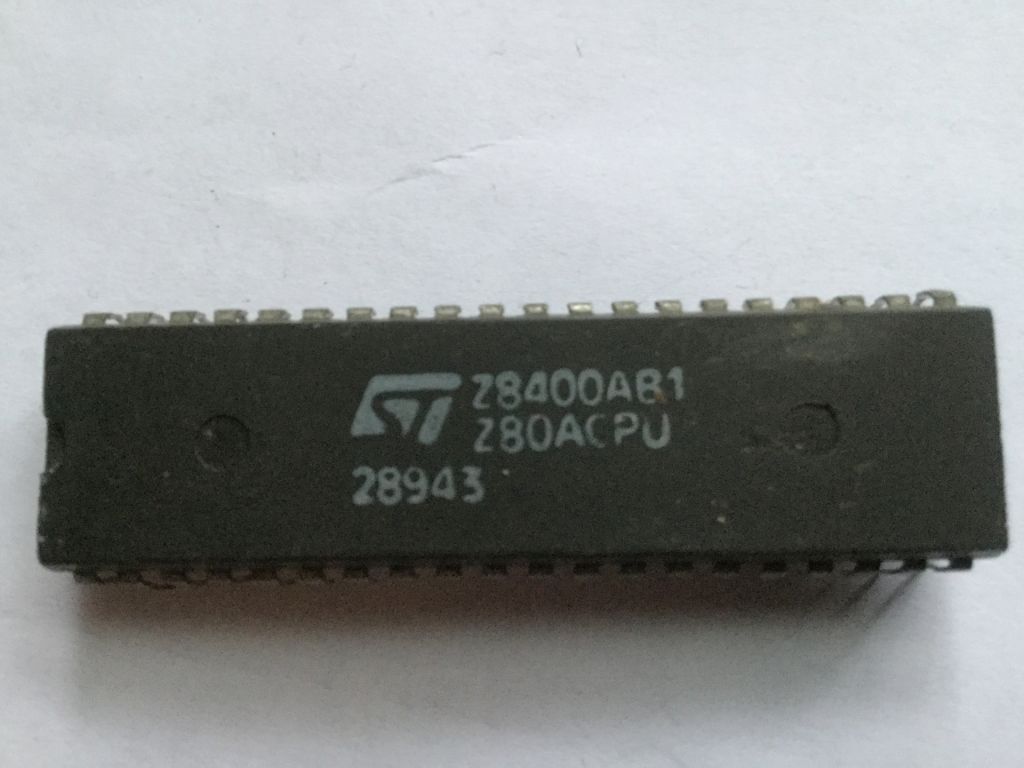Мікропроцесор ST Microelectronics Z8400AB1 Z80 DIP 40-pin колекційний  (8006-94) - фото фото фото 1