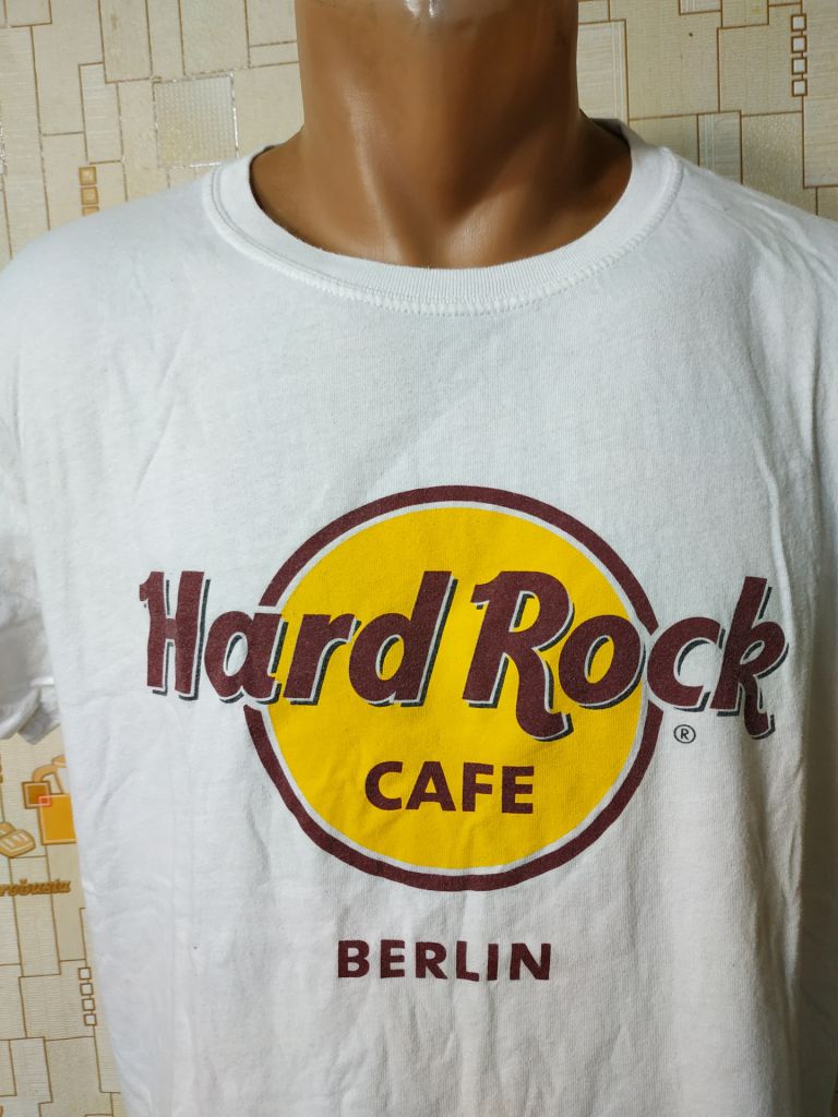 Футболка чоловіча біла HARD ROCK BERLIN p-p М - фото фото фото 3