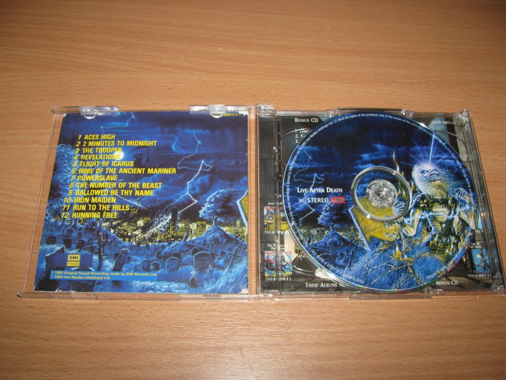 IRON MAIDEN - Live After Death  (1995 EMI 2CD SET) - фото фото фото 1