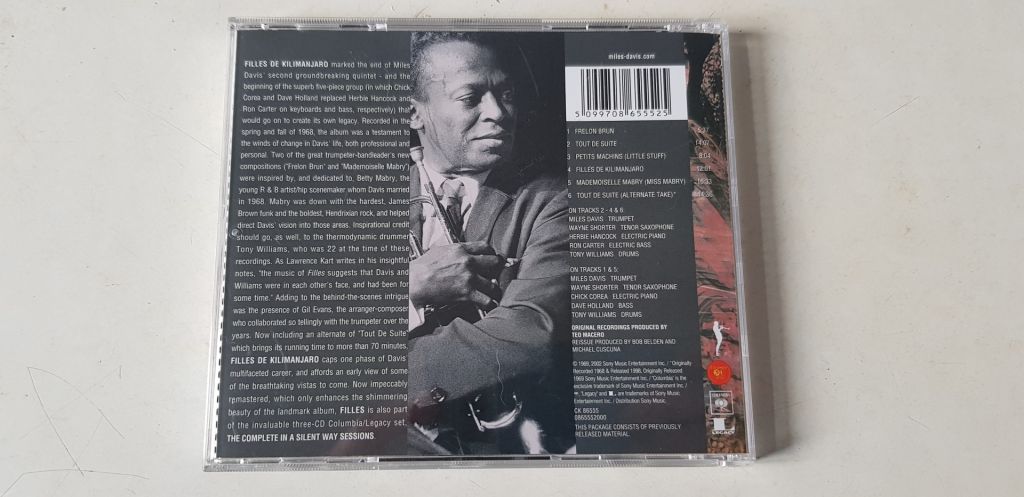 Miles Davis Filles De Kilimanjaro CD фірмовий - фото фото фото 1