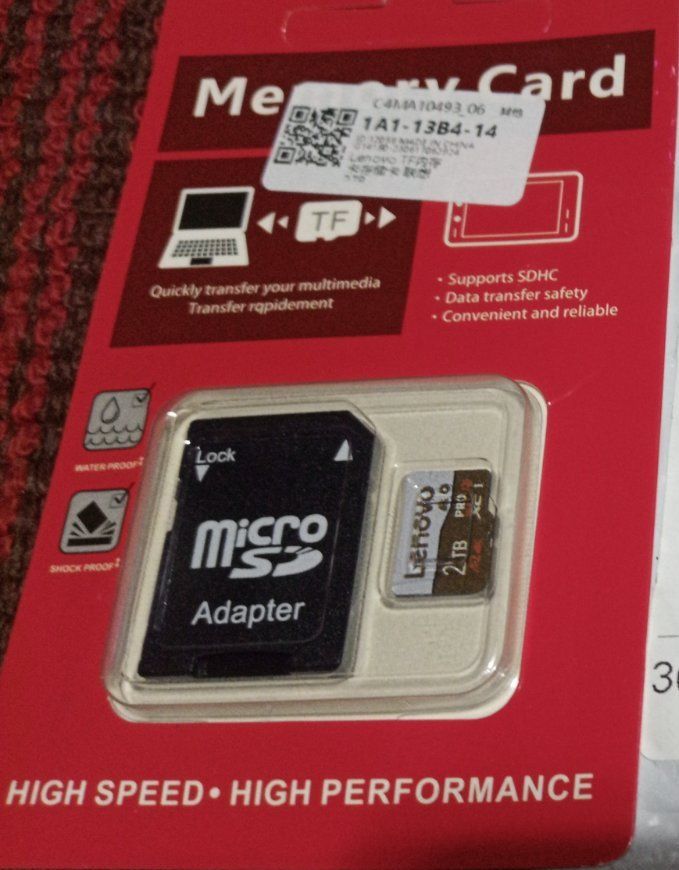 Lenovo Micro SD Card 2 TB Memory Card - фото фото фото 6
