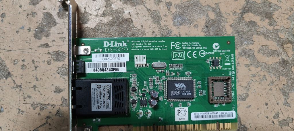Сетевая карта D-Link DFE-551FX PCI № 231105119 - фото фото фото 2