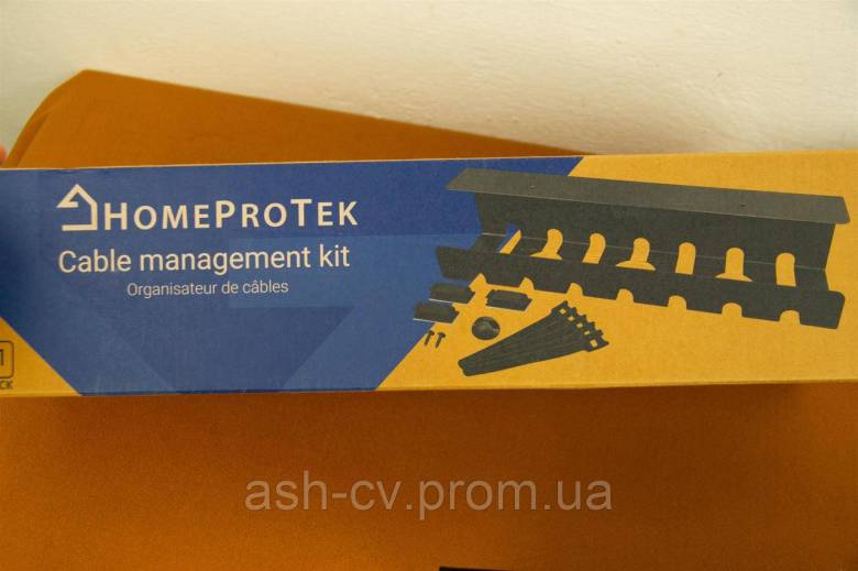Металевий, органайзер для кабелю, на столі, HomeProTek, Cable, Management, Kit - фото фото фото 2