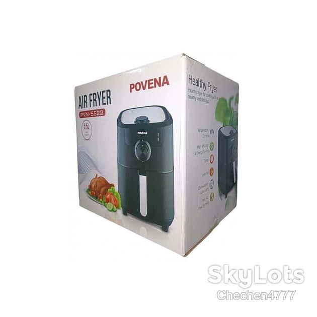 Аерофритюрниця-мультипіч POVENA AIR FRYER PVN-5522 5.5 л - фото фото фото 4