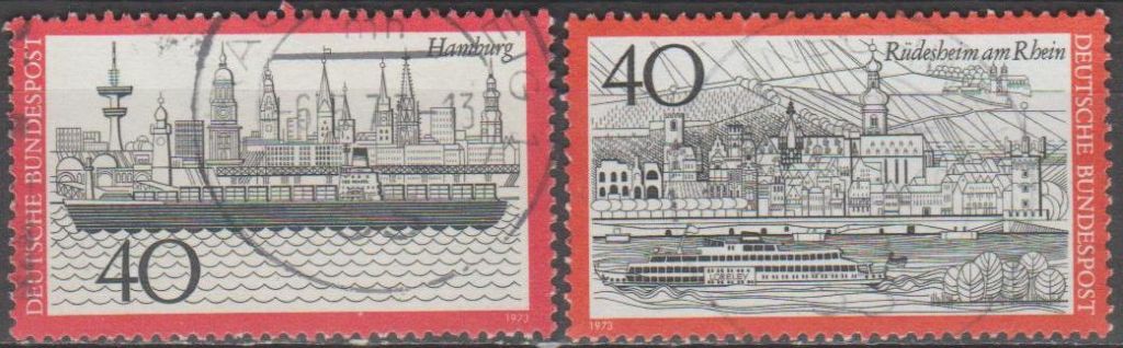 Германия Німеччина ФРН 1973 міста - фото фото фото 0