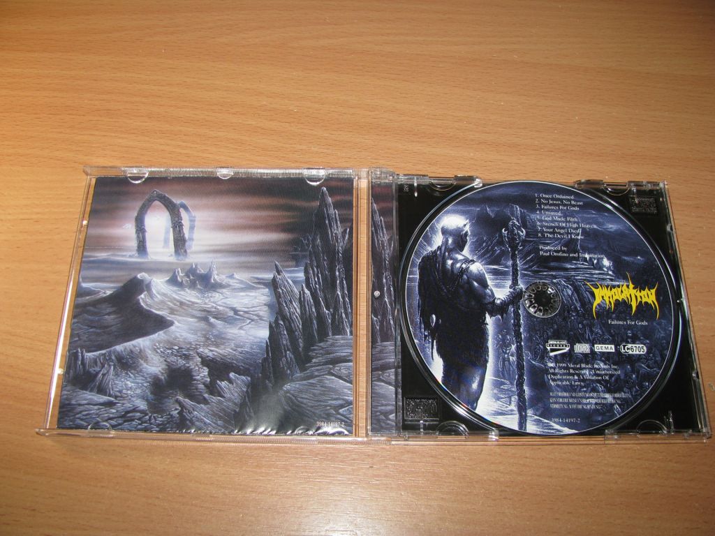 IMMOLATION - Failures For Gods  (1999 Metal Blade 1st press) - фото фото фото 1