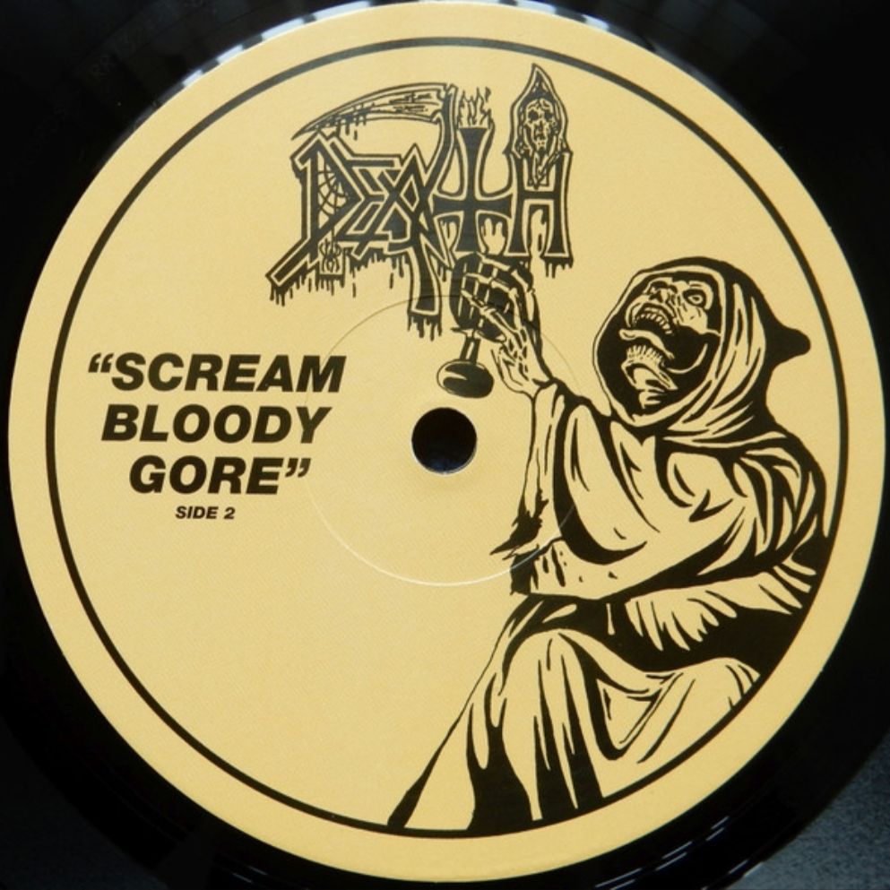 Death - Scream Bloody Gore - 1987.  (LP). 12. Vinyl. Пластинка. Europe - фото фото фото 2