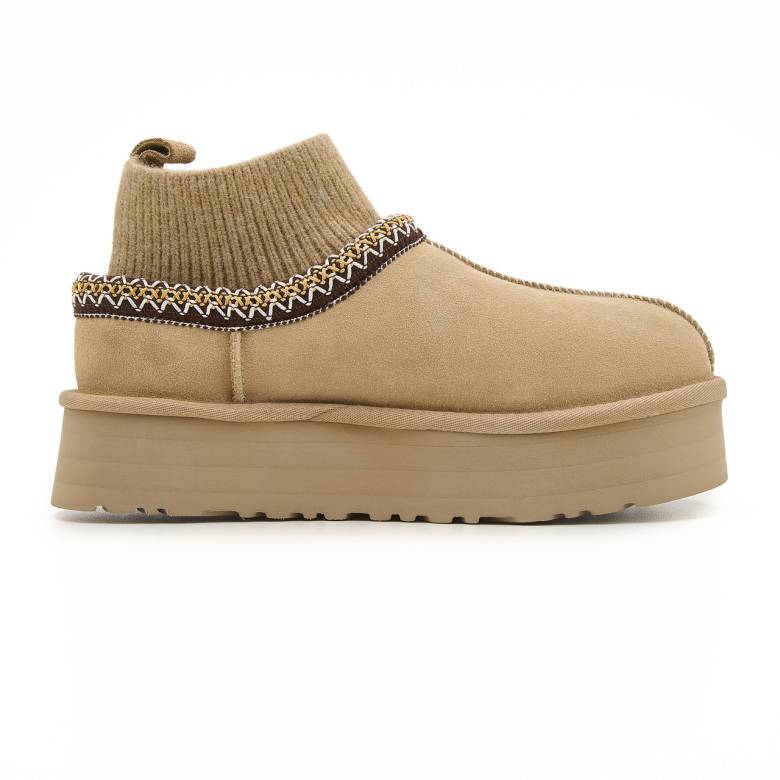 Ugg Tasman Platform Sock Beige Brown 40 - фото фото фото 2