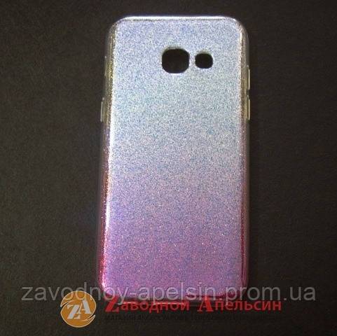 Samsung A3 2017 A320 чехол Rainbow блестки - фото фото фото 1