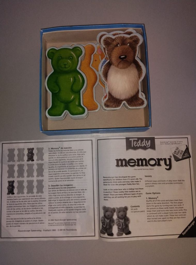 Настільна гра Ravensburger Teddy memory  (меморі Ведмедики) - фото фото фото 4