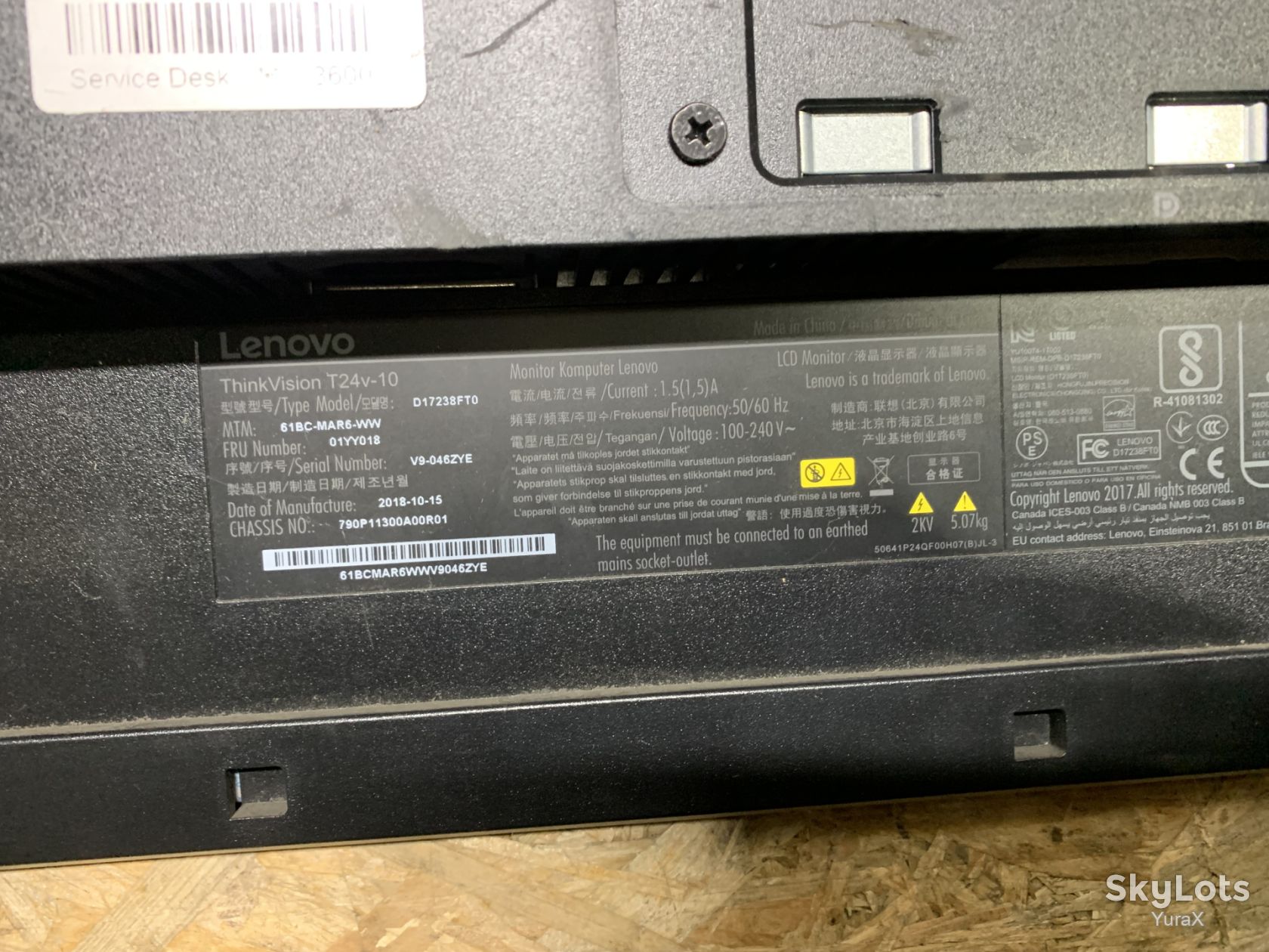 Монитор 24"  Lenovo ThinkVision T24v-10  (L2811) от 1 грн - фото фото фото 3