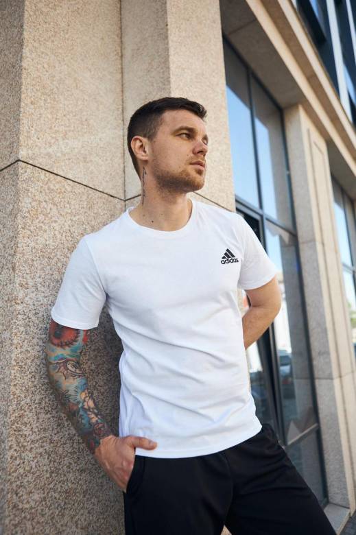 Футболка Adidas белая - фото фото фото 4