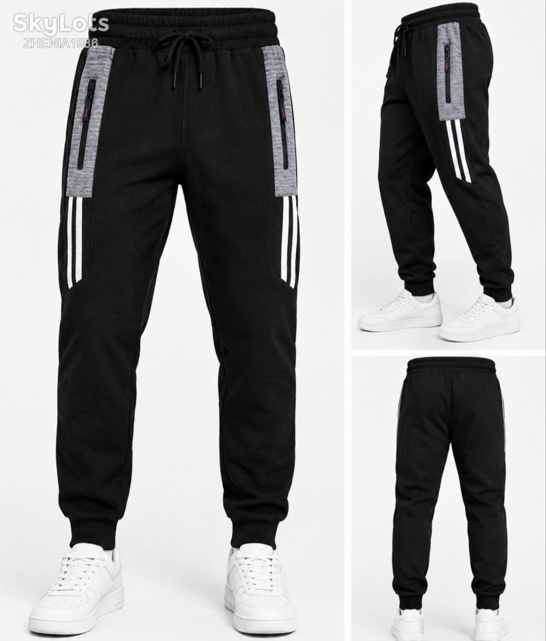 Мужские спортивные штаны на флисе       ( XL,3XL размер на ВЫБОР ) - фото фото фото 0