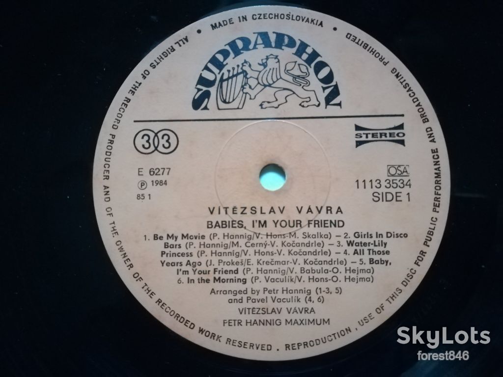 Vitezslav Vavra    (лам. конв.)-Ex.+, Чехословаччина - фото фото фото 5