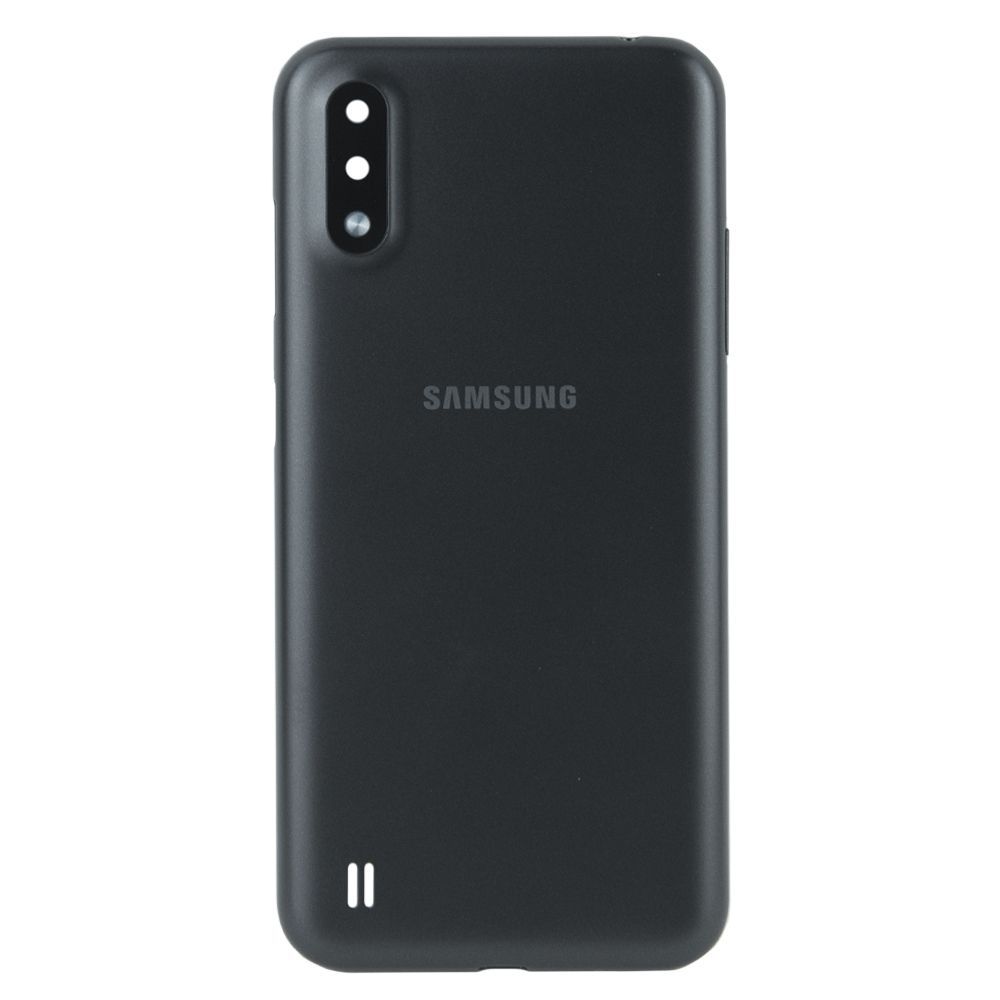 Задня частина корпусу Samsung Galaxy A01 SM-A015 Black  (з склом камери) - фото фото фото 0