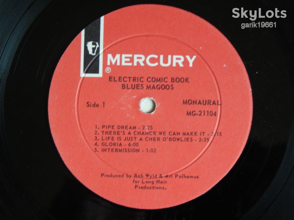 Blues Magoos ‎– Electric Comic Book   (Mercury ‎– MG 21104, US) EX+/EX - фото фото фото 2