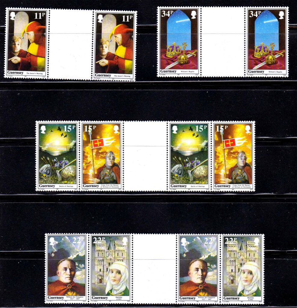 Гернси / Guernsey   1987 г MNH - история , личности - фото фото фото 0