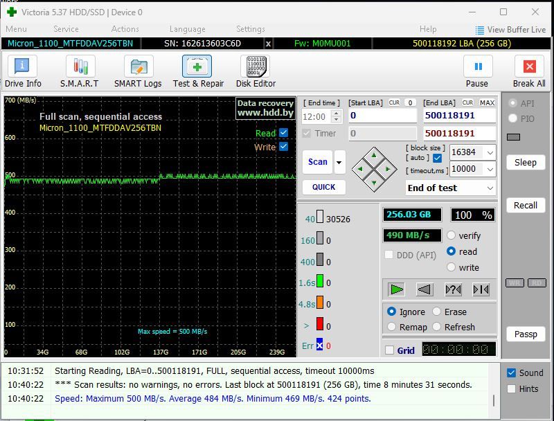 Накопичувач SSD SATA Micron 1100 - M.2 2280 - 256GB - фото фото фото 1