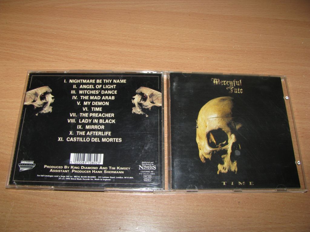 MERCYFUL FATE - Time  (1994 Metal Blade 1st press,UK) - фото фото фото 0