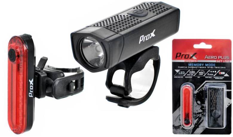 Комплект фар ProX Aero Plus Set 400Lm USB (A-O-B-P-0379) - фото фото фото 1