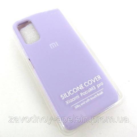 Xiaomi Poco M3 pro Redmi Note 10 5G 10T чехол лиловый Silicone Cover - фото фото фото 1