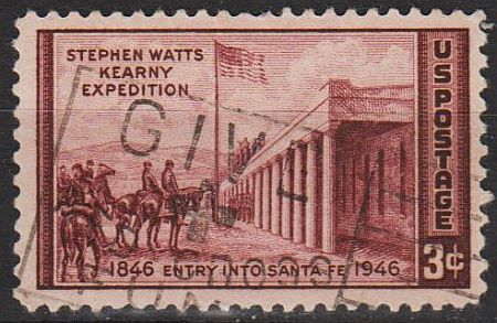 1946 - США - 100 років завоювання Санта Фе Mi.550 _гаш - фото фото фото 0
