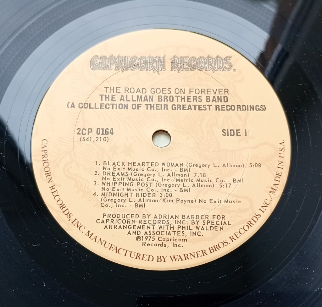 THE ALLMAN BROTHERS BAND The Road Goes On Forever 2LP EX- - фото фото фото 3